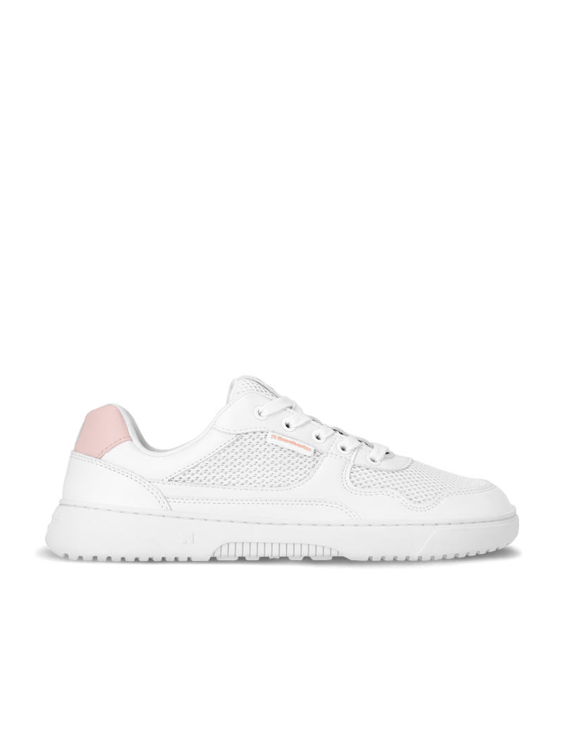 Load image into Gallery viewer, Barefoot Sneakers Barebarics Zing - Fresh - White & Coral Pink