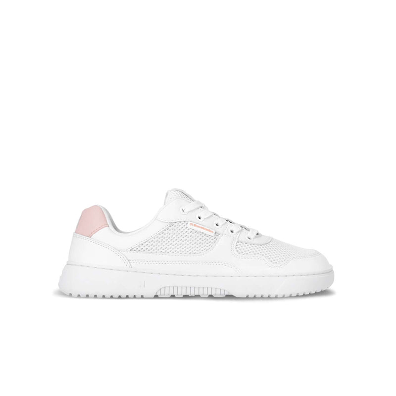 Load image into Gallery viewer, Barefoot Sneakers Barebarics Zing - Fresh - White & Coral Pink