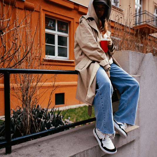 Eco-friendly Barefoot Sneakers Barebarics - Zing - White & Black