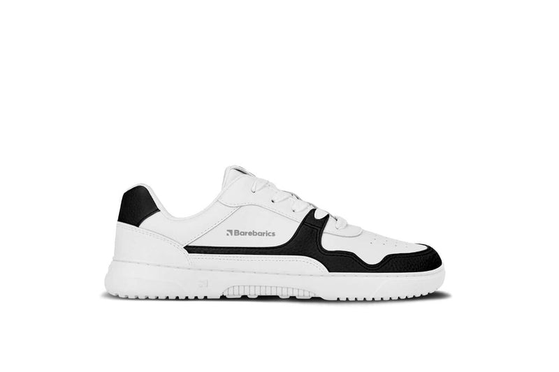 Load image into Gallery viewer, Barefoot Sneakers Barebarics Zing - White & Black - Leather