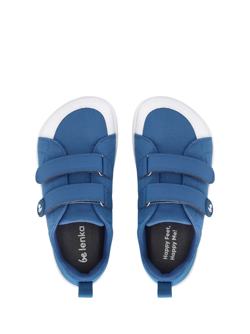 Load image into Gallery viewer, Kids barefoot sneakers Be Lenka Canvi Kids - Blue