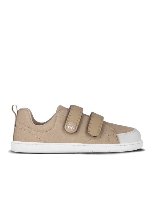 Kids barefoot sneakers Be Lenka Canvi Preschool - Light Brown