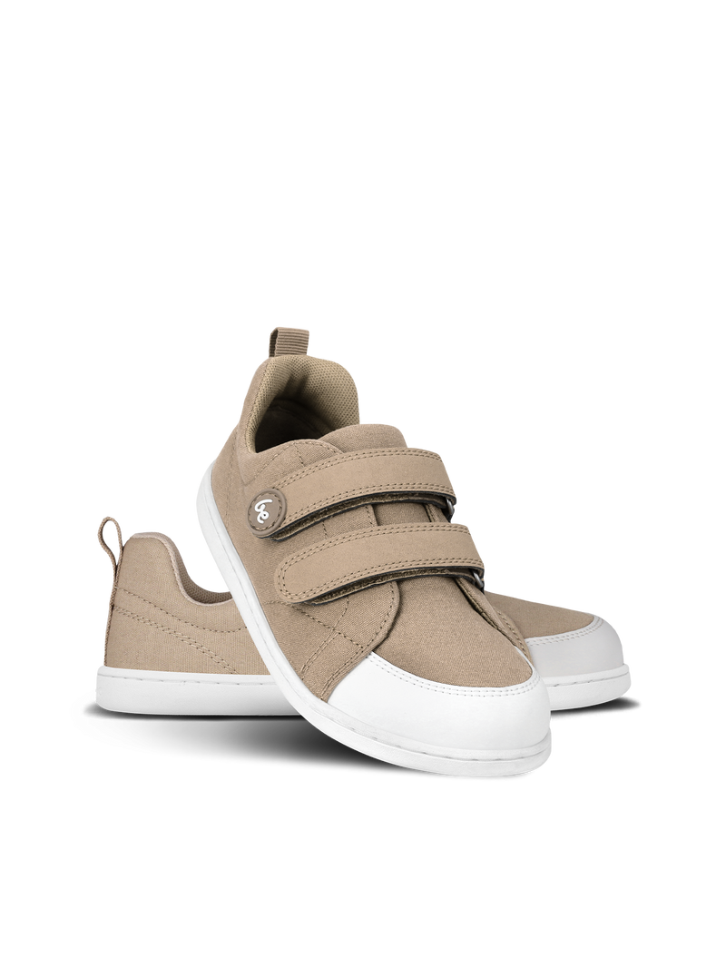 Load image into Gallery viewer, Kids barefoot sneakers Be Lenka Canvi Preschool - Light Brown