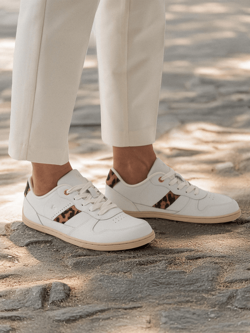 Load image into Gallery viewer, Be Lenka Cellestia Barefoot Sneakers – White Leopard