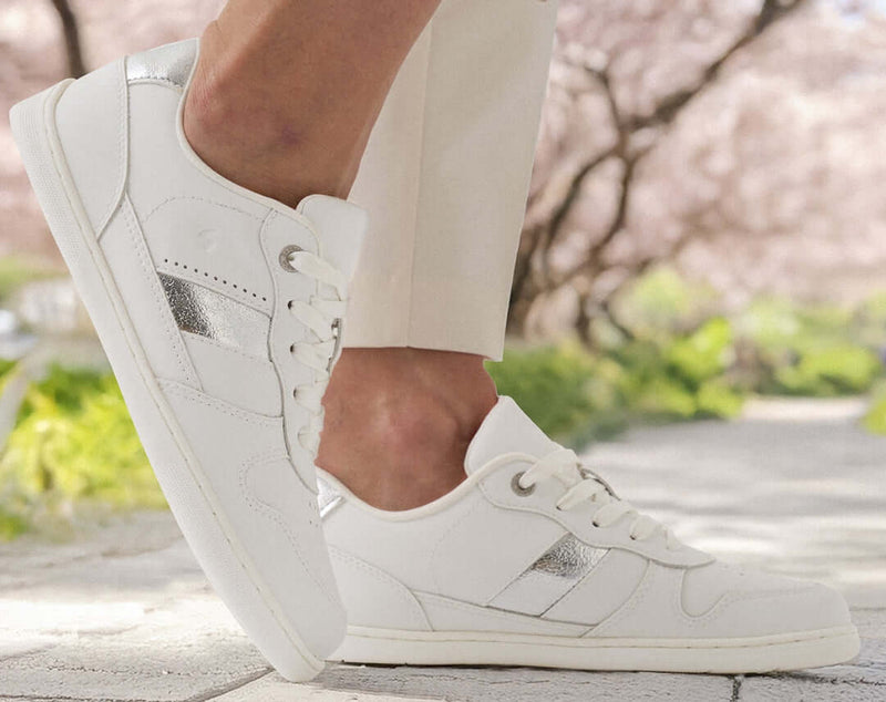 Load image into Gallery viewer, Be Lenka Cellestia Barefoot Sneakers – White Silver