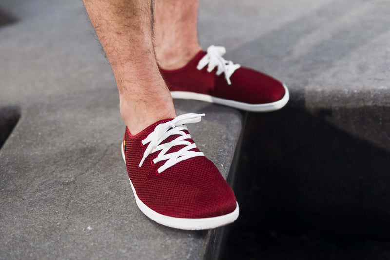 Load image into Gallery viewer, Eco-friendly Barefoot Sneakers Be Lenka Dash - Wine Red