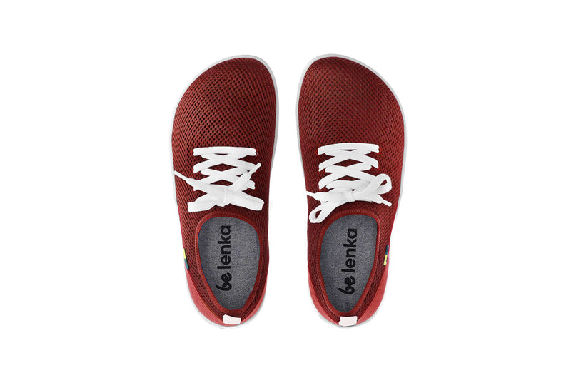 Load image into Gallery viewer, Eco-friendly Barefoot Sneakers Be Lenka Dash - Wine Red