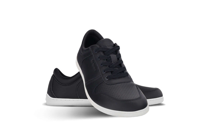 Load image into Gallery viewer, Be Lenka Echo black and white unisex barefoot sneakers, designed for comfort and style, perfect for city strolls.
