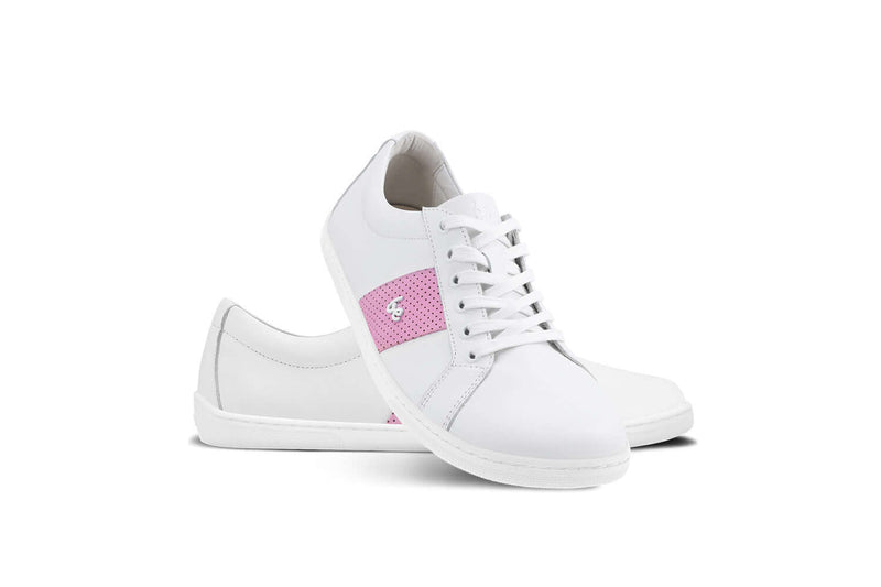 Load image into Gallery viewer, Eco-friendly Barefoot Sneakers Be Lenka Elite - White & Pink