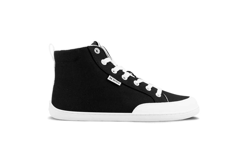 Load image into Gallery viewer, Eco-friendly Barefoot Sneakers Be Lenka Rebound - High Top - Black & White