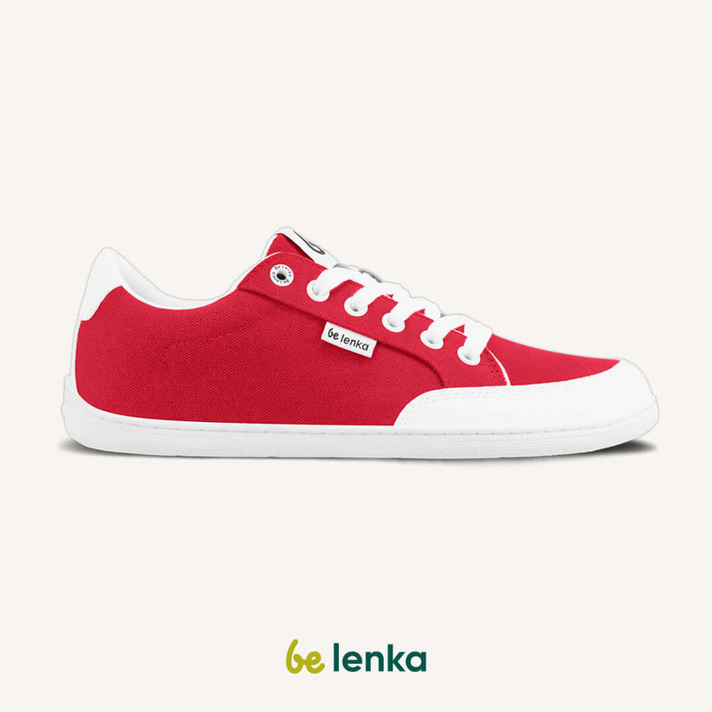 Load image into Gallery viewer, Eco-friendly Barefoot Sneakers Be Lenka Rebound - Red & White