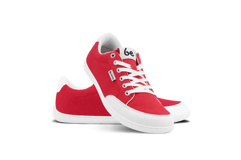 Load image into Gallery viewer, Eco-friendly Barefoot Sneakers Be Lenka Rebound - Red & White