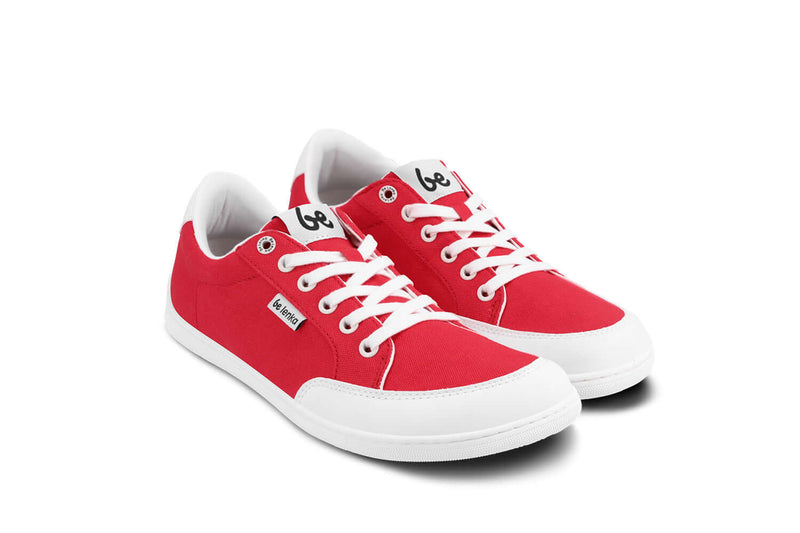 Load image into Gallery viewer, Eco-friendly Barefoot Sneakers Be Lenka Rebound - Red & White