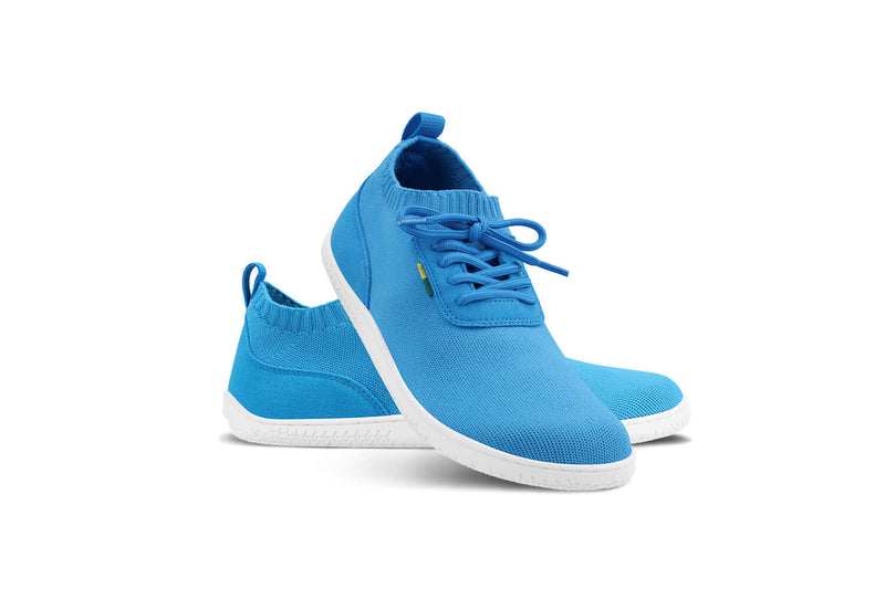 Load image into Gallery viewer, Eco-friendly Barefoot Sneakers Be Lenka Stride - Blue & White