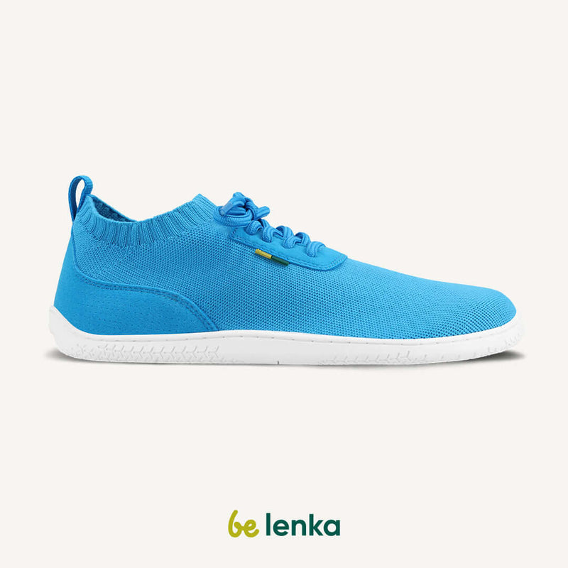 Load image into Gallery viewer, Eco-friendly Barefoot Sneakers Be Lenka Stride - Blue & White