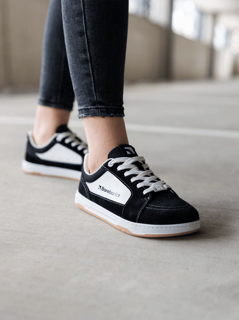 Load image into Gallery viewer, Barefoot Shoes Barebarics Legend - Black & White