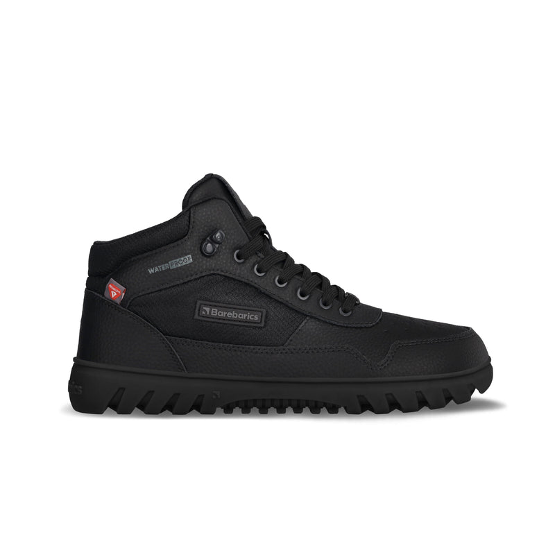 Load image into Gallery viewer, Barebarics UrbanEdge All Black – Waterproof Winter Barefoot Boots