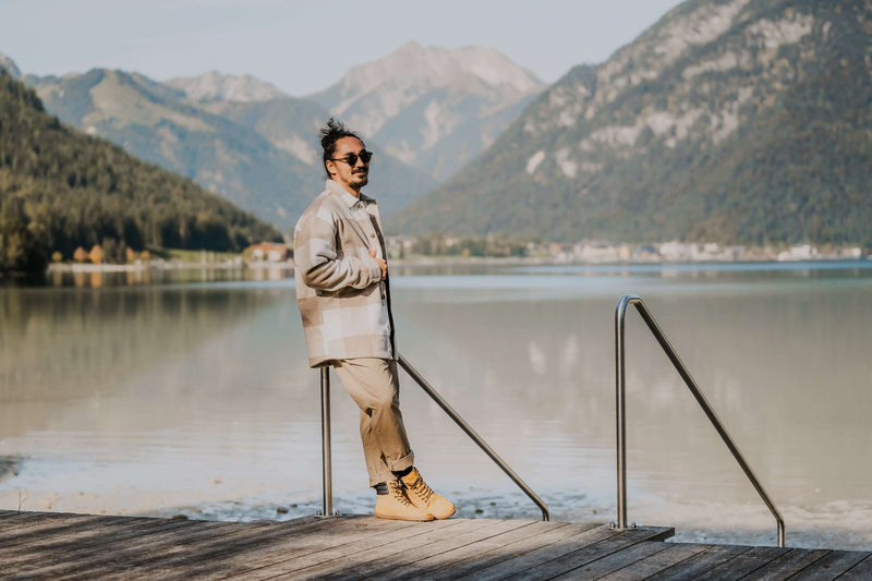 Load image into Gallery viewer, Eco-friendly Barefoot Boots Be Lenka Nevada Neo - Mustard