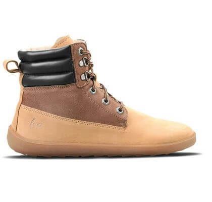 Load image into Gallery viewer, Eco-friendly Barefoot Boots Be Lenka Nevada Neo - Sand & Dark Brown