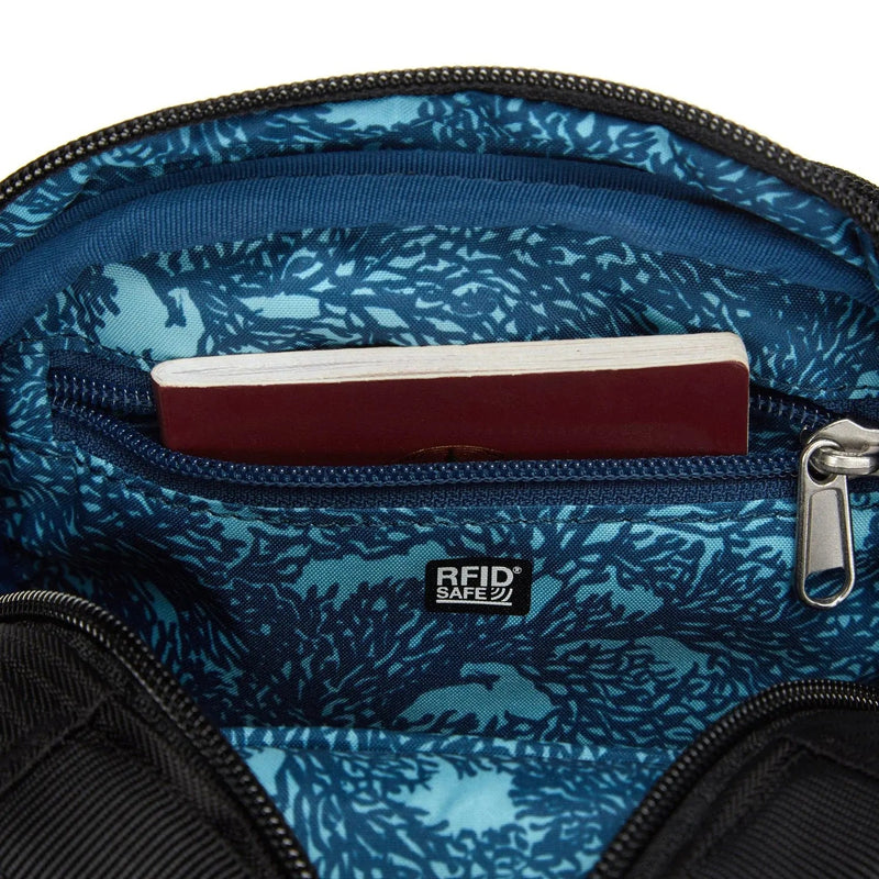 Load image into Gallery viewer, Pacsafe Metrosafe LS100 Crossbody Anti-Theft Messenger Bag in Black