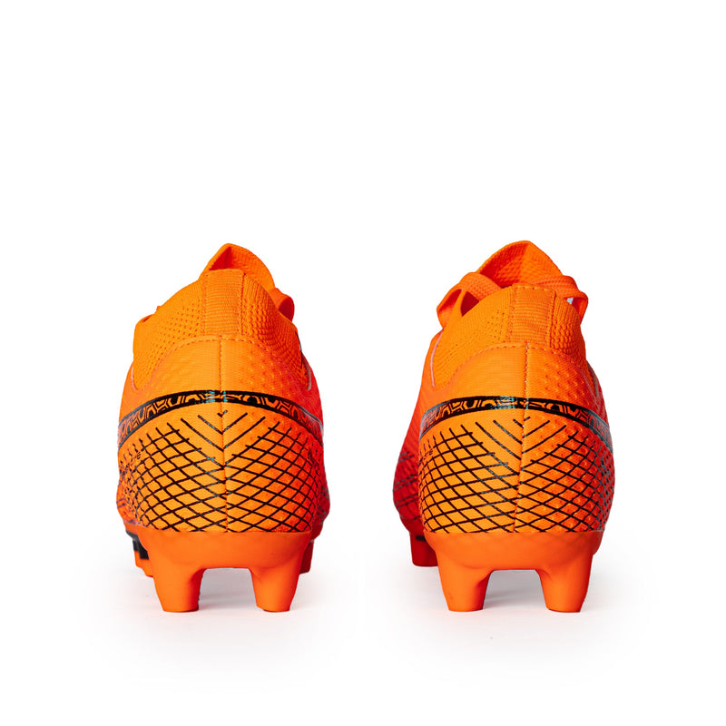 Load image into Gallery viewer, Blast Adult's Football Sock Boots - Orange/Black