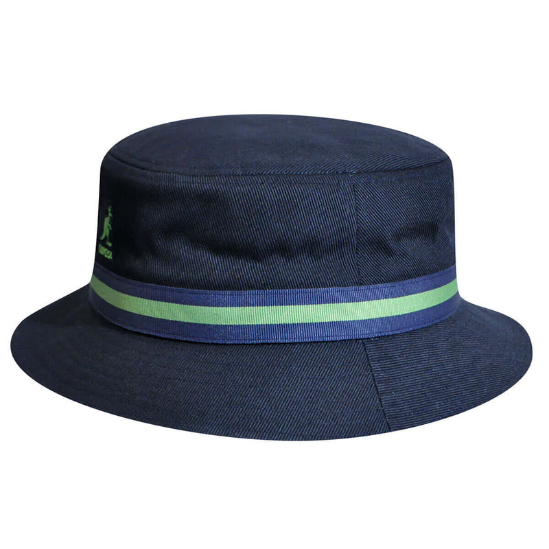 Load image into Gallery viewer, Stripe Lahinch Bucket Hat Summer Sun Protection Winter Fishing Cap Navy - Small