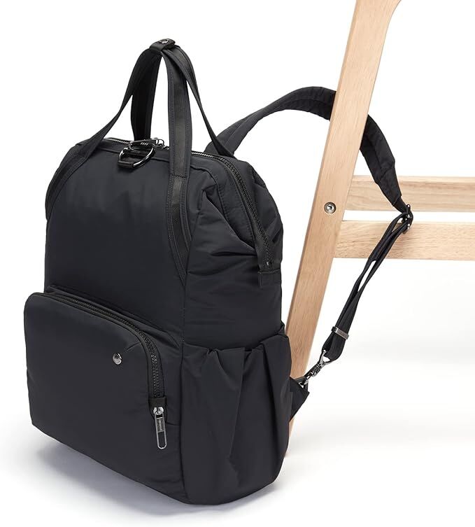 Load image into Gallery viewer, Pacsafe Citysafe CX Anti-Theft 13" Laptop Backpack Bag Econyl in Black