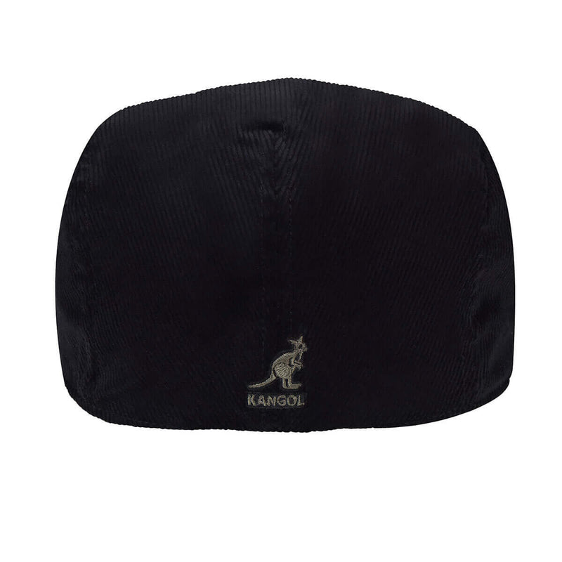 Load image into Gallery viewer, Kangol Cord Ivy Cap Hat Golf Flat Newsboy Gatsby Driving Beret - Black