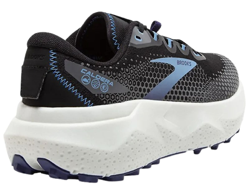 Load image into Gallery viewer, Womens Brooks Caldera 6 Trail Running Shoes in Black/Blissful Blue/Grey – Size 8