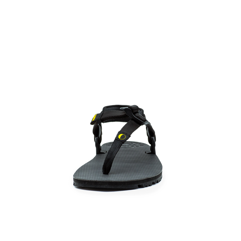Load image into Gallery viewer, Luna Oso Flaco Winged Edition Black Sandals