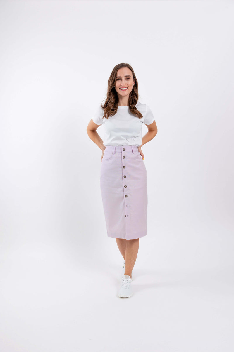 Load image into Gallery viewer, Women's Midi Skirt Be Lenka Essentials - Light Lilac