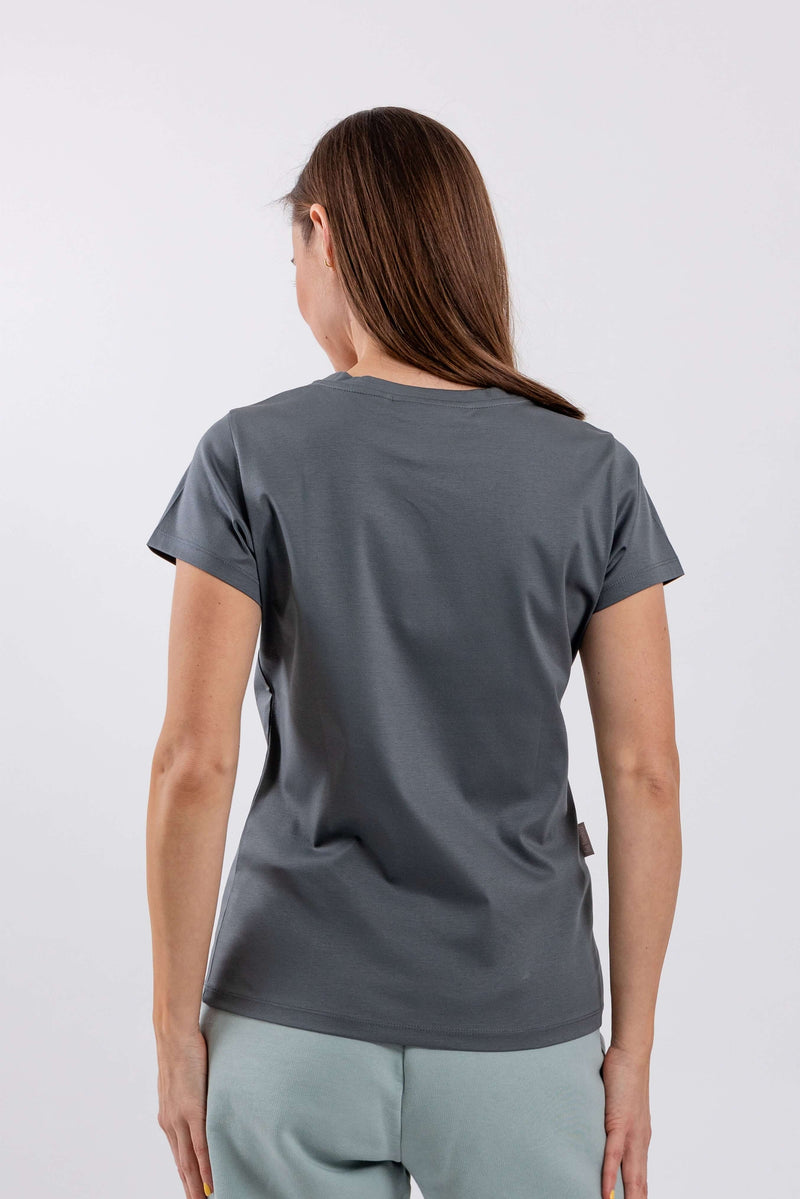 Load image into Gallery viewer, Women's Round Neck t-shirt Be Lenka Essentials - Grey