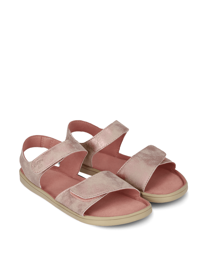 Load image into Gallery viewer, Kids' barefoot sandals Be Lenka Miami Junior - Coral Sparkle