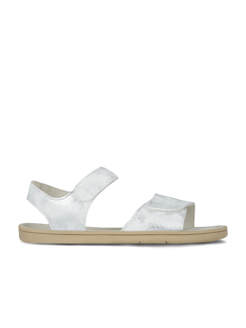 Load image into Gallery viewer, Kids' barefoot sandals Be Lenka Miami Junior - Off-White Sparkle