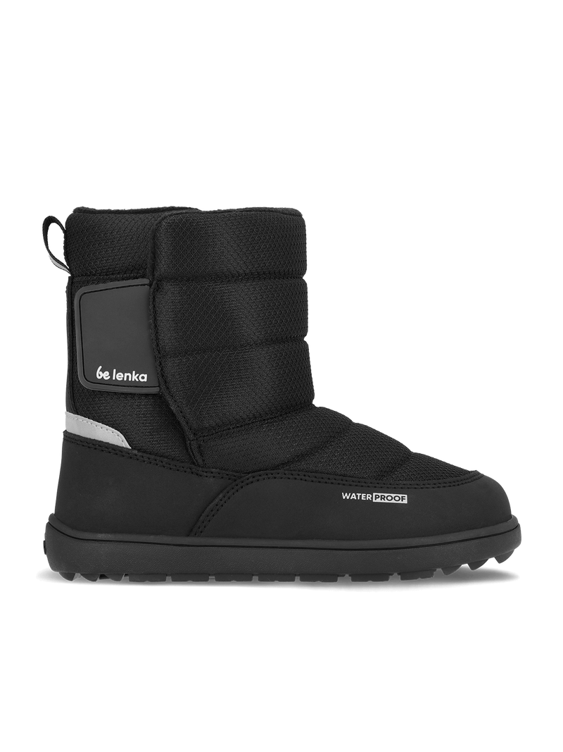 Load image into Gallery viewer, Be Lenka Ailo Junior Kids Barefoot Snow Boots - All Black