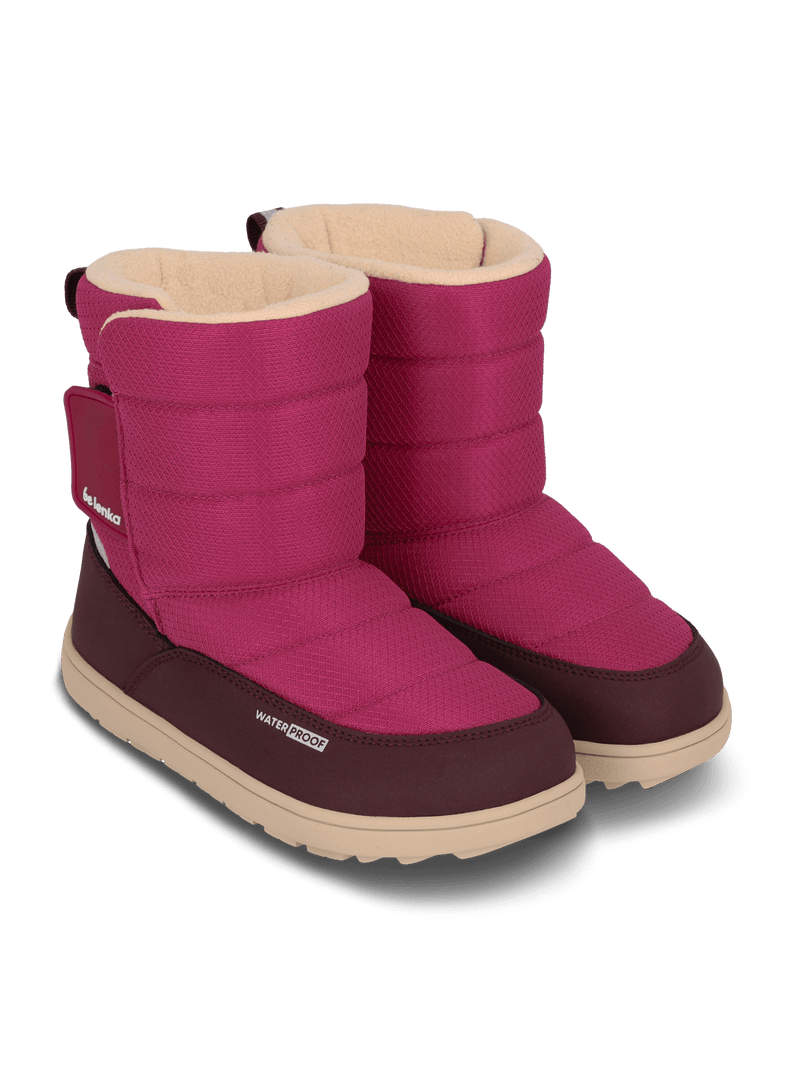 Load image into Gallery viewer, Be Lenka Ailo Junior Kids Barefoot Snow Boots - Berry
