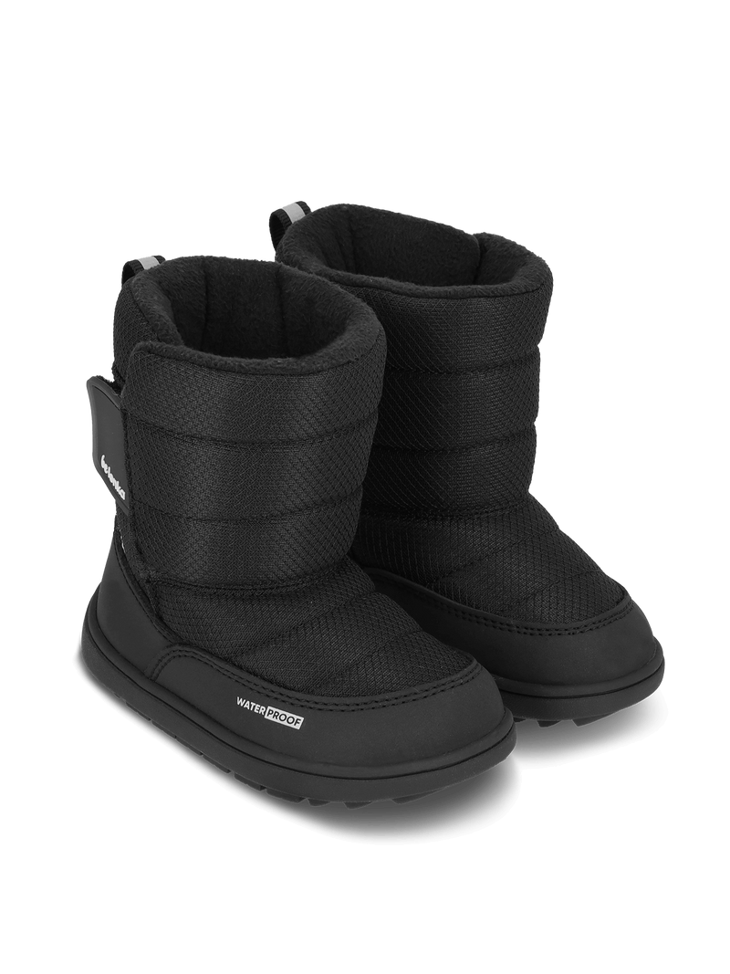 Load image into Gallery viewer, Be Lenka Ailo Preschool Kids Snow Boots – All Black Waterproof