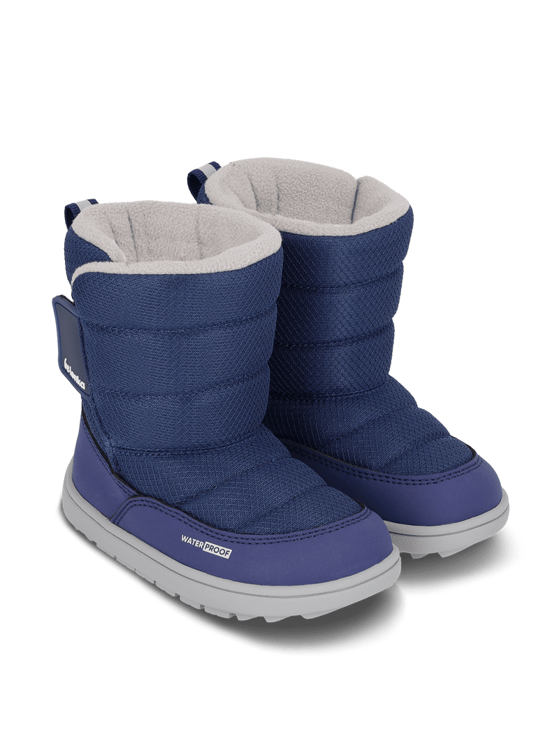 Load image into Gallery viewer, Be Lenka Ailo Preschool Kids Barefoot Snow Boots – Dark Blue