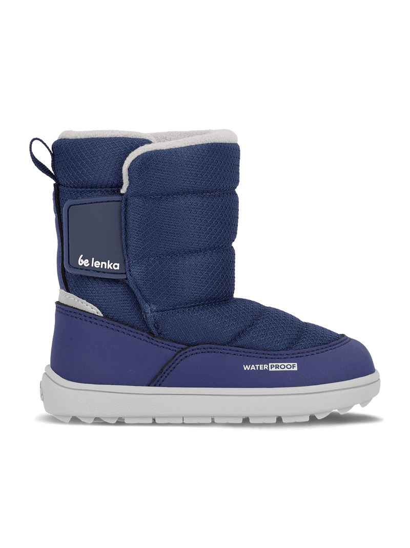 Load image into Gallery viewer, Be Lenka Ailo Preschool Kids Barefoot Snow Boots – Dark Blue