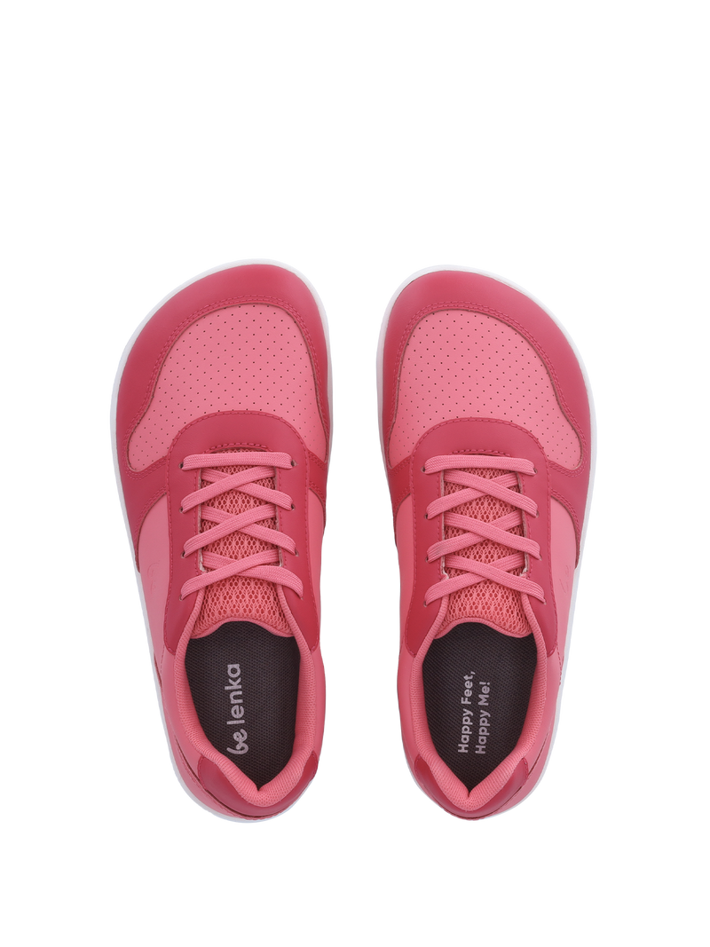 Load image into Gallery viewer, Kids barefoot sneakers Be Lenka Scoot Junior - Light & Dark Pink