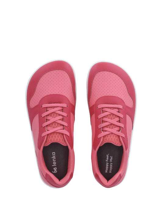 Kids barefoot sneakers Be Lenka Scoot Junior - Light & Dark Pink