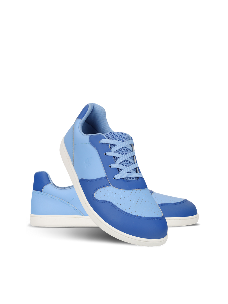 Load image into Gallery viewer, Kids barefoot sneakers Be Lenka Scoot Junior - Light & Royale Blue