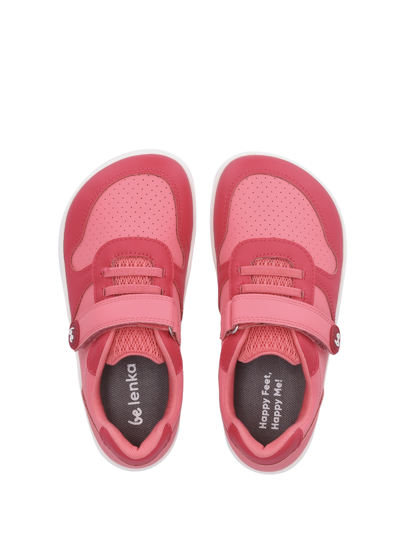 Load image into Gallery viewer, Kids barefoot sneakers Be Lenka Scoot Kids - Light & Dark Pink