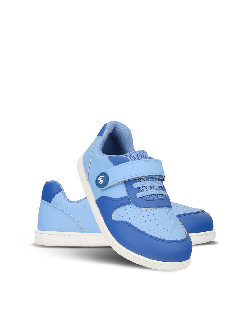 Load image into Gallery viewer, Kids barefoot sneakers Be Lenka Scoot Kids - Light & Royale Blue