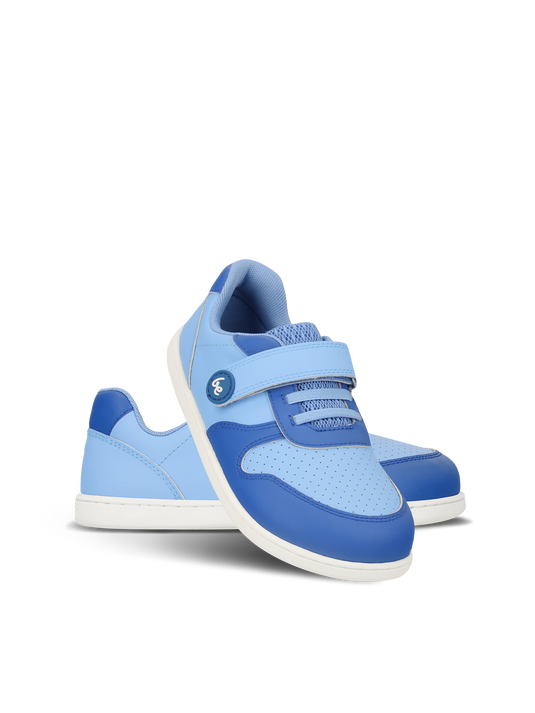Kids barefoot sneakers Be Lenka Scoot Kids - Light & Royale Blue