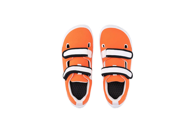 Load image into Gallery viewer, Eco-friendly Be Lenka Kids barefoot sneakers Seasiders - Orangy