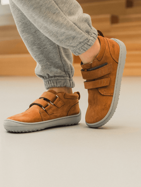 Kids barefoot Be Lenka Play - Cognac