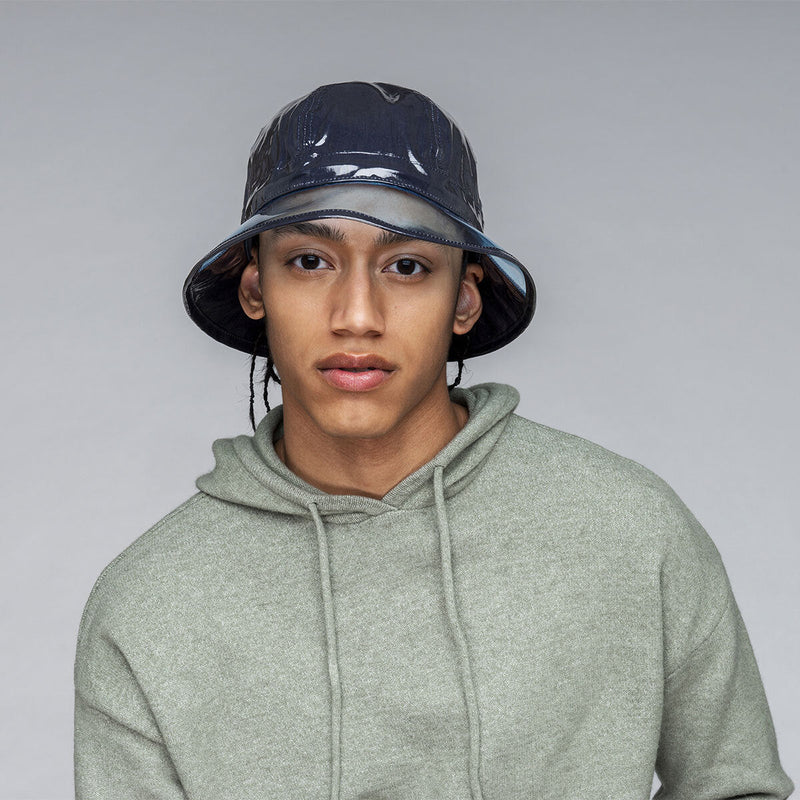 Load image into Gallery viewer, Kangol Rain Casual Waterproof Bucket Hat Fashion Cap Transparent - Black