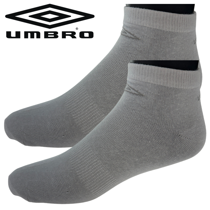 Load image into Gallery viewer, Umbro Mens Trainer Ankle Socks - White - 1 Pack of 3 Pairs