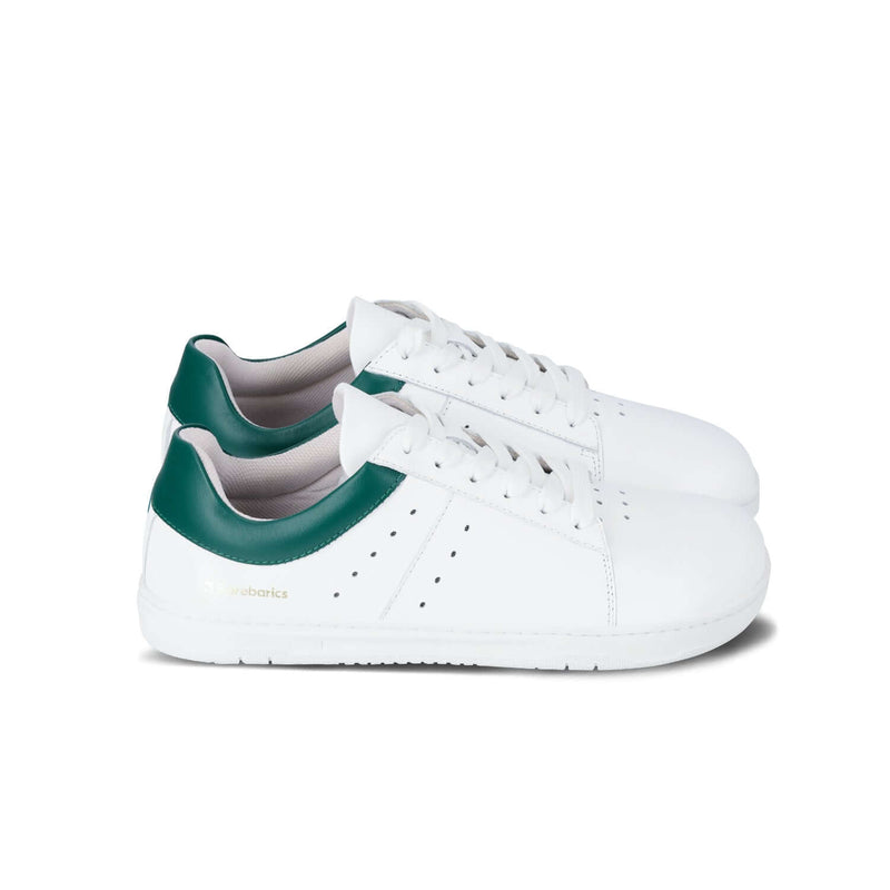 Load image into Gallery viewer, Barefoot Sneakers Barebarics Enigma - White & Dark Green
